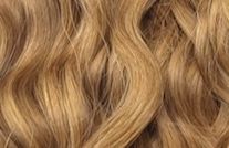Kupferdunkelblond gewelltes Haar Farbe 12, 40cm, 10 Strähnen