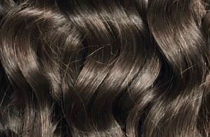 Tiefdunkelbraunes gewelltes Echthaar, Farbe 1BH, 40cm, 10 Stück