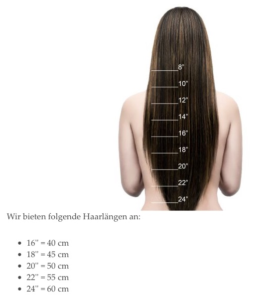 Hair Extensions in der richtigen Länge
