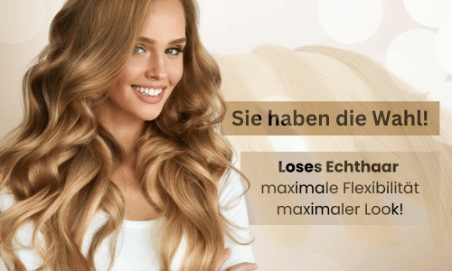 Loses Echthaar Extensions